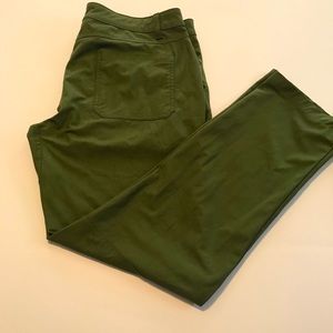 Swiss tech green pants unforgettable 🍏